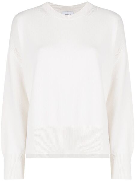  Barrie Iconic Cashmere Pullover - White 