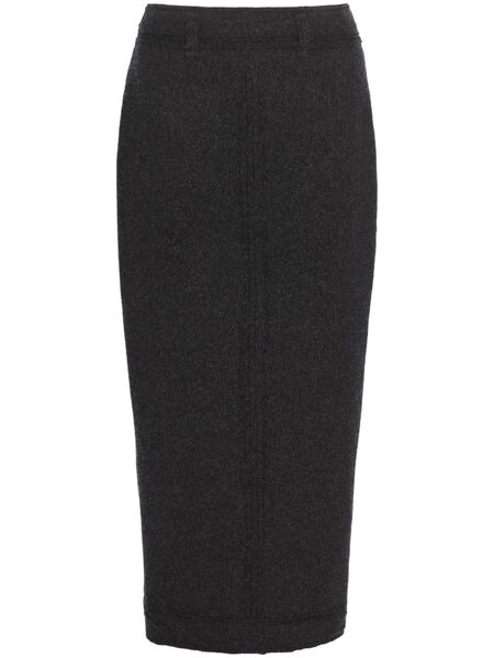  Barrie Knitted Midi Skirt - Black 