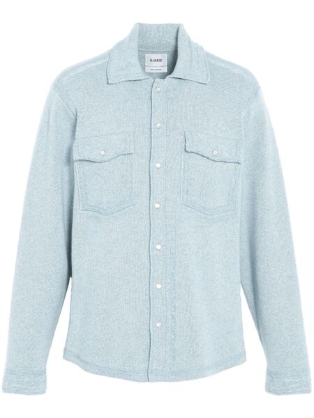  Barrie Knitted Overshirt - Blue 