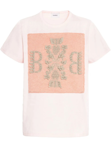  Barrie Logo-patch T-shirt - Pink 