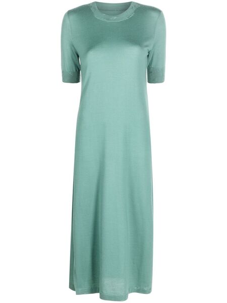 Barrie Long Cashmere Dress - Green 