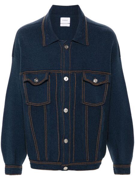  Barrie Oversized Denim Jacket - Blue 