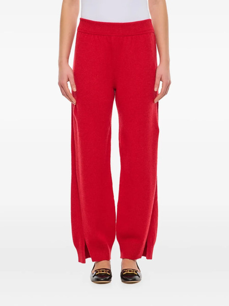  Barrie Ribbed-hem Trousers - Red 