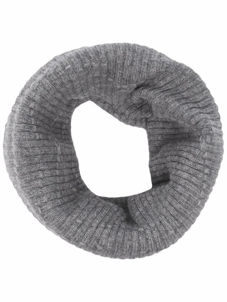  Barrie Ribbed-knit Cashmere Snood - Grey 