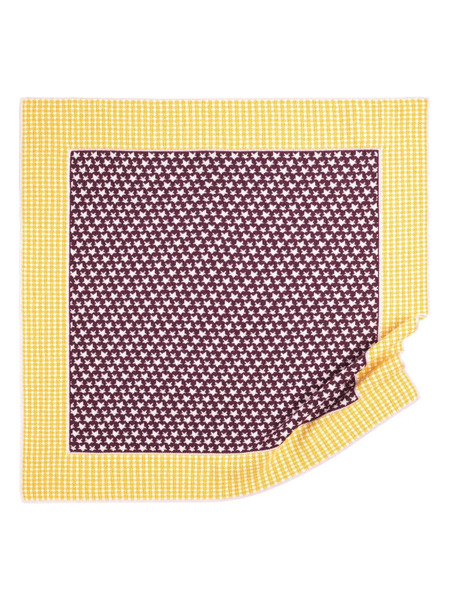  Barrie Star-pattern Scarf - Purple 