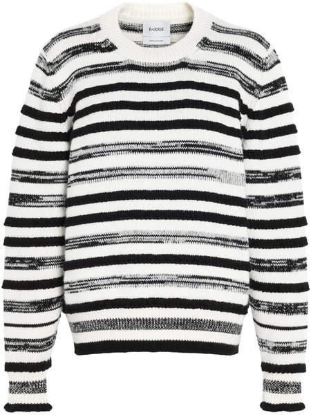  Barrie Striped Sweater - Black 