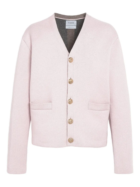  Barrie V-neck Button Cardigan - Pink 
