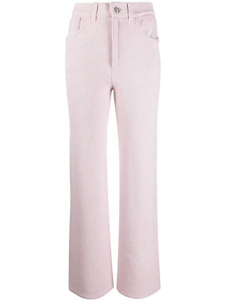  Barrie Wide-leg Knitted Trousers - Pink 