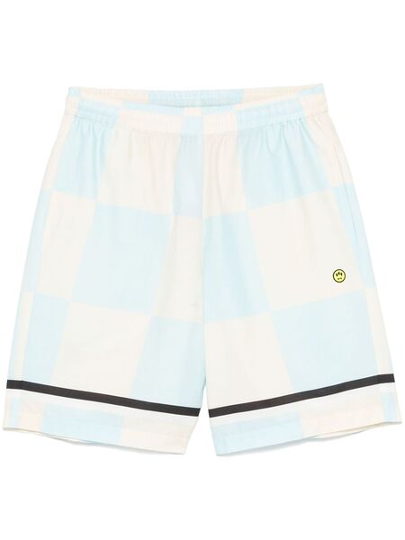  Barrow Check-pattern Shorts - Neutrals 