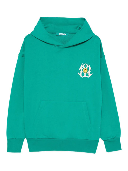  Barrow Graphic-print Hoodie - Green 