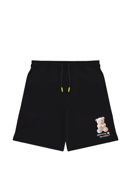  Barrow Kids Drawstring Graphic Shorts - Black 