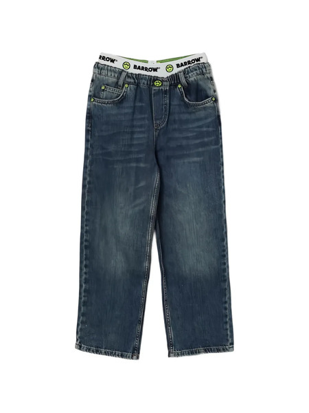  Barrow Kids Elasticated Waistband Jeans - Blue 
