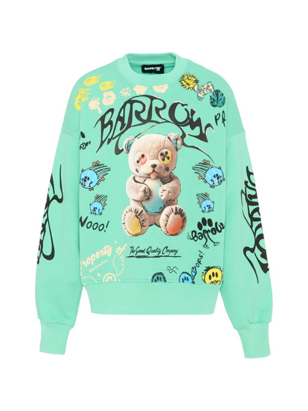  Barrow Kids Graphic Print Sweatshirt - Green 