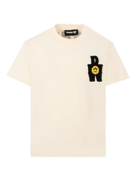  Barrow Kids Logo-appliqué T-shirt - Neutrals 