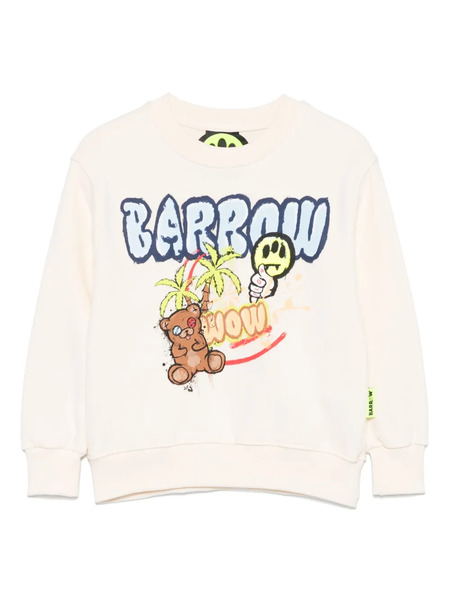  Barrow Kids Logo-print Sweatshirt - Neutrals 