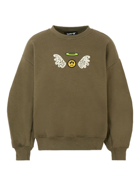  Barrow Kids Pearl-embellished Sweatshirt - Green 