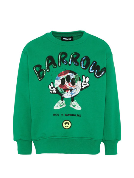  Barrow Kids Round-neck Sweatshirt - Green 