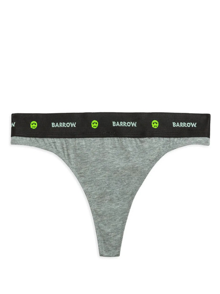 Barrow Logo-waistband Thongs (set Of Three) - Grey 