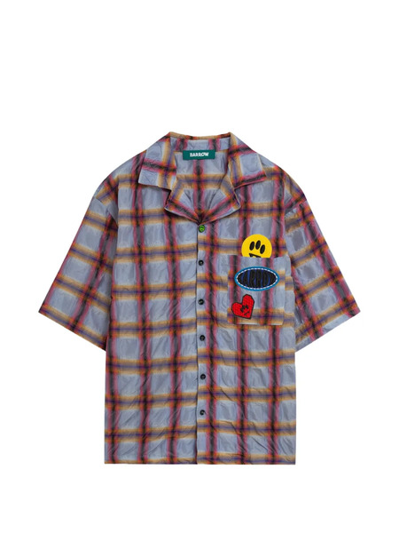  Barrow Patch Plaid Shirt - Red 