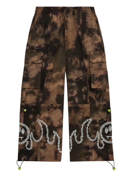  Barrow Tie-dye Embellished Trousers - Brown 