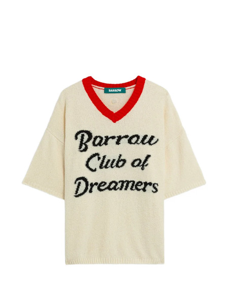  Barrow V-neck Short-sleeve Jumper - Neutrals 