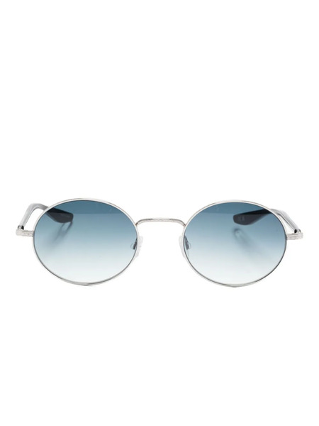  Barton Perreira Anamcara Oval-frame Sunglasses - Silver 
