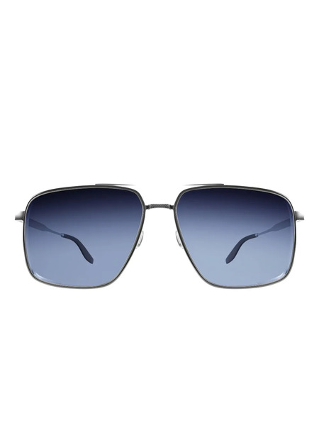 Barton Perreira Scaramanga Square-frame Sunglasses - Silver 
