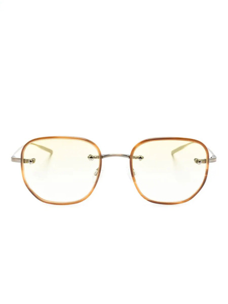  Barton Perreira Tyrone Tortoiseshell Square-frame Sunglasses - Brown 