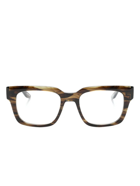  Barton Perreira Zander Rectangle-frame Glasses - Brown 