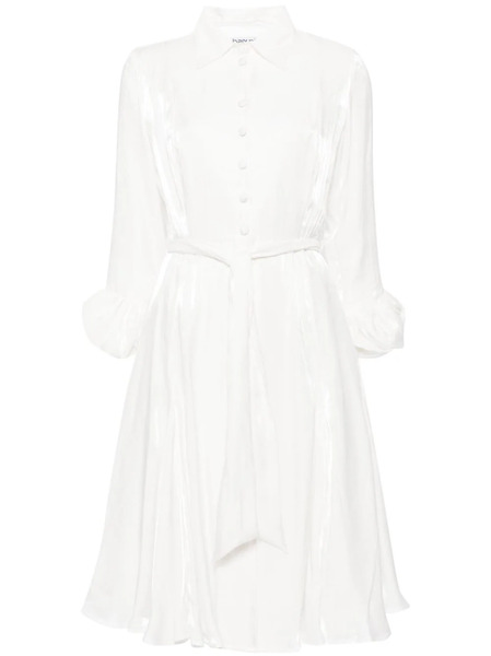  Baruni Carina Satin Shirtdress - White 