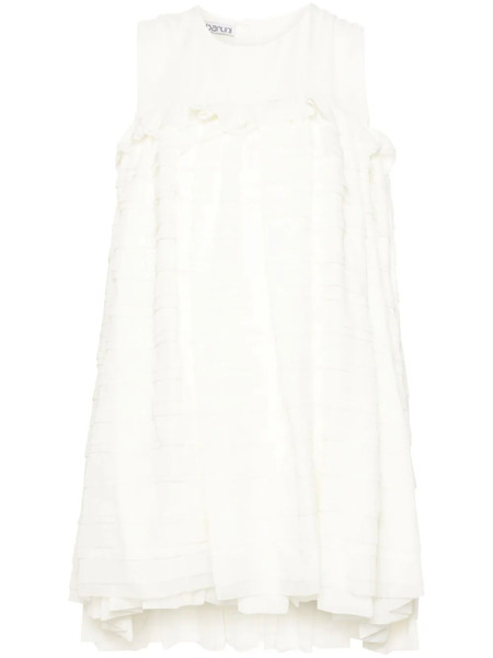  Baruni Ruffled Mini Dress - White 