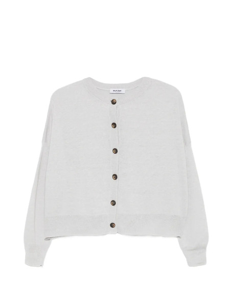  Base Buttoned Cardigan - Grey 