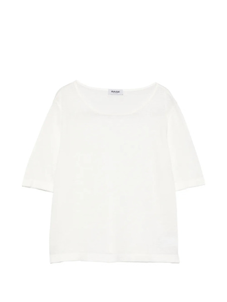 Base Knitted T-shirt - White 