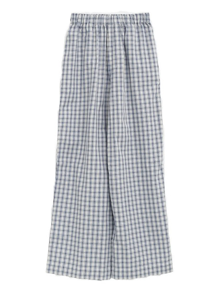 Baserange Claude Check Trousers - Blue 