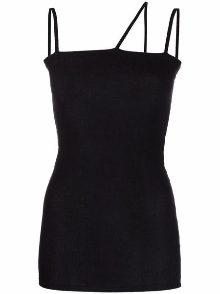  Baserange Crossover-strap Vest Top - Black 