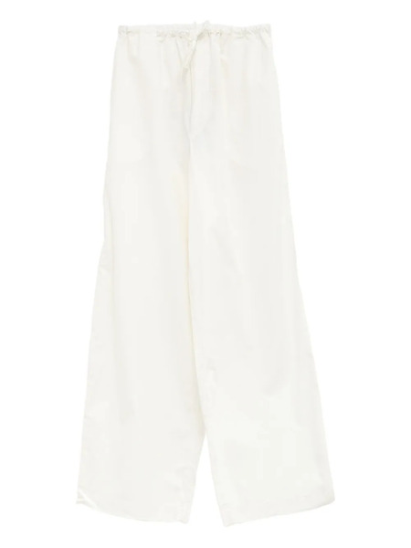 Baserange Drawstring Straight Trousers - White 