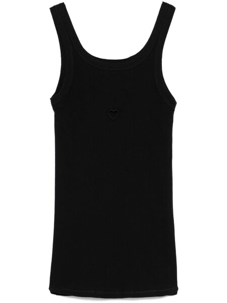  Baserange Heart Tank Top - Black 