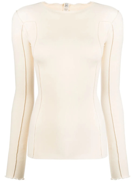  Baserange Omato Organic-cotton Top - White 