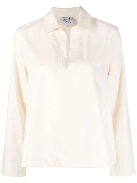  Baserange Onda Collared Shirt - Neutrals 