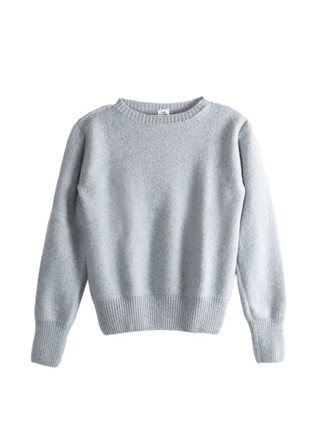  Baserange Ribbed Knit Sweater - Blue 