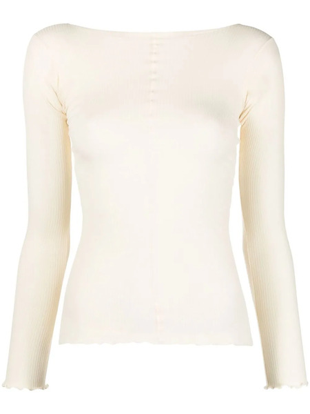  Baserange Scallop Edge Sweater - Neutrals 