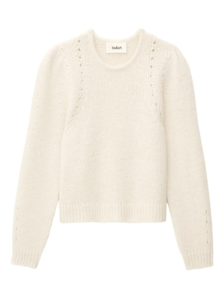  Ba&sh Belma Long-sleeve Sweater - Neutrals 