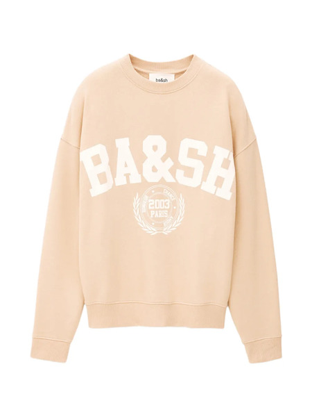  Ba&sh Benjamin Graphic-print Sweatshirt - Neutrals 