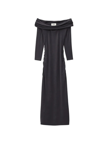  Ba&sh Bettina Off-shoulder Ruched Dress - Blue 