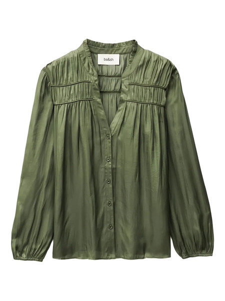  Ba&sh Cessia Buttoned Shirt - Green 