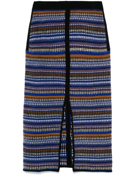  Ba&sh Flame Midi Skirt - Blue 