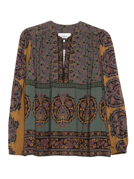  Ba&sh Floral-print Blouse - Brown 