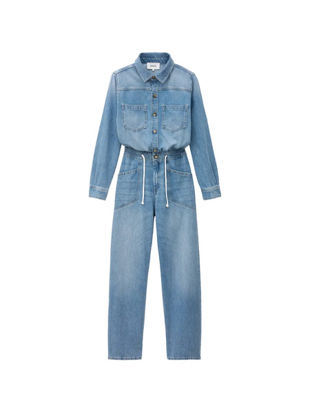  Ba&sh Myrella Button Pocket Jumpsuit - Blue 