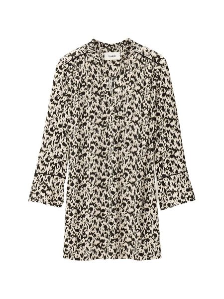  Ba&sh Perla V-neck Printed Dress - Neutrals 