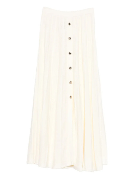  Ba&sh Sindy Button-front Maxi Skirt - Neutrals 